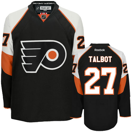 2012 New style Philadelphia Flyers 27 Maxime Talbot Black NHL Hockey Jersey